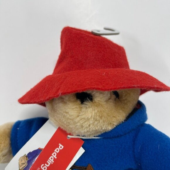 Paddington Bear Plush Stuffed Animal Classic Blue Coat Red Hat Collectible Toy - Picture 3 of 8